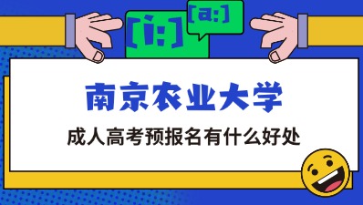 南京农业大学成人高考预报名