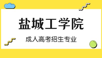 盐城工学院成人高考招生专业